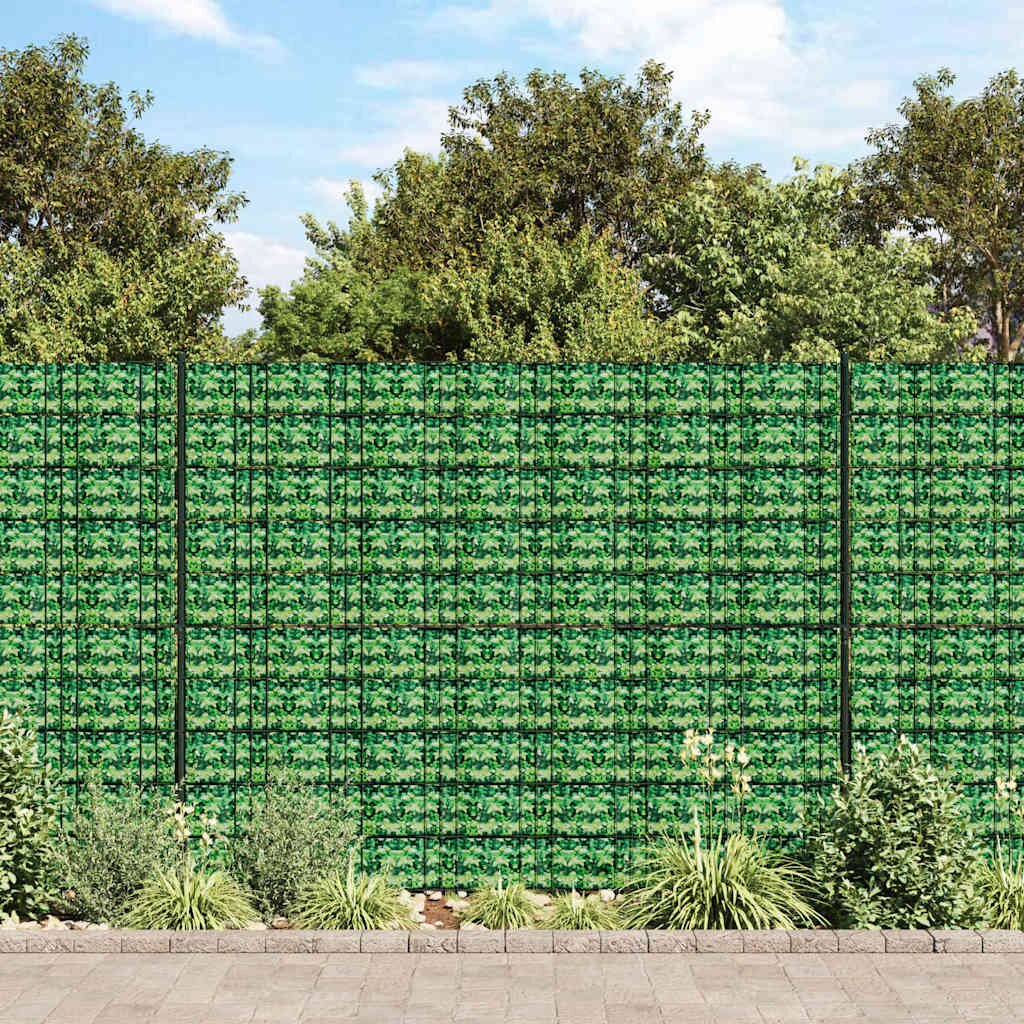 vidaXL PVC лента за поверителност 70x019 м зелена