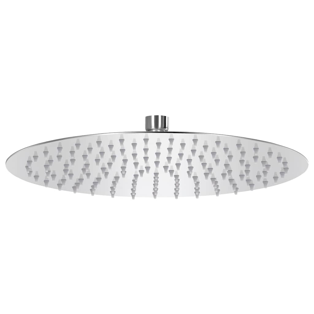 vidaXL Rainshower душ пита инокс 304 30 cм кръгла