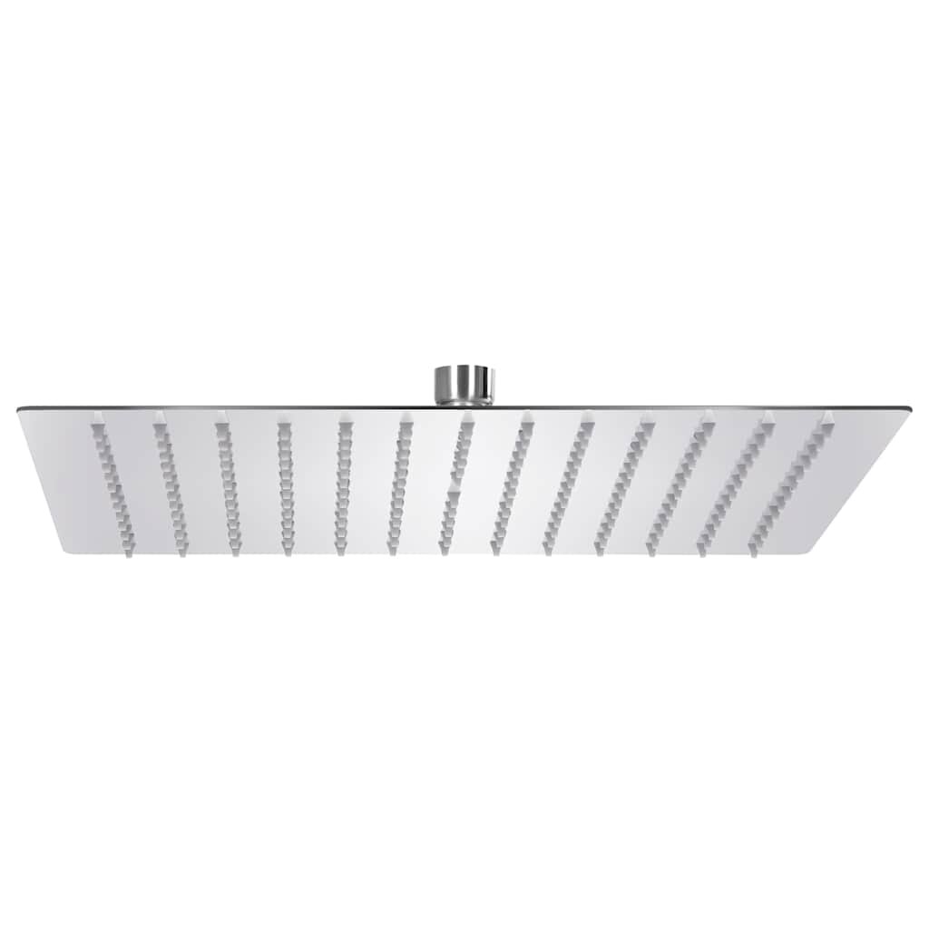 vidaXL Rainshower душ пита инокс 304 30x30 cм квадратна