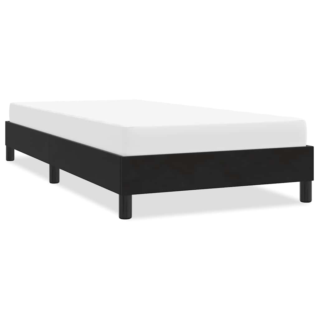 vidaXL Рамка за легло без матрак черна 90x210 cm Кадифе