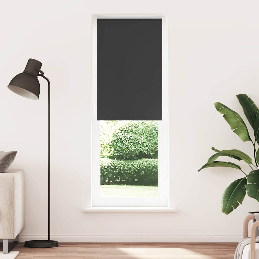 vidaXL Ролетна щора Blackout Black 65x230 cm Ширина на плата 607 cm
