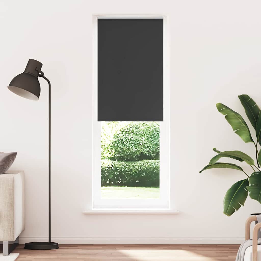 vidaXL Ролетна щора Blackout Black 85x230 cm Ширина на плата 807 cm