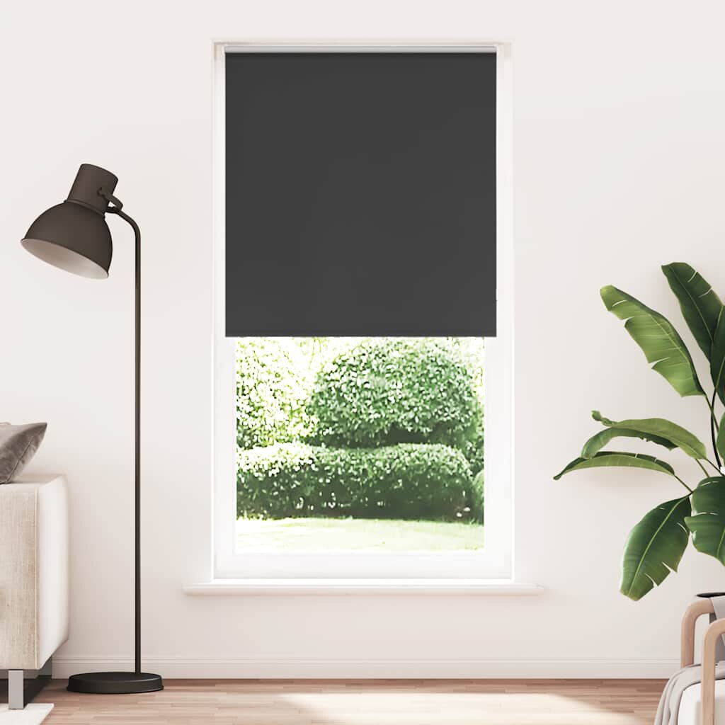vidaXL Ролетна щора Blackout Black 95x230 cm Ширина на плата 907 cm