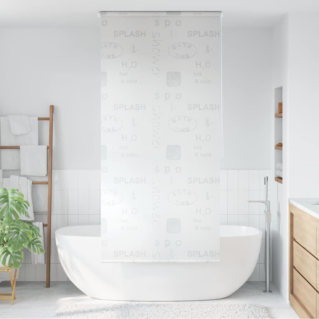 vidaXL Ролетна щора за баня 100x240 см Splash