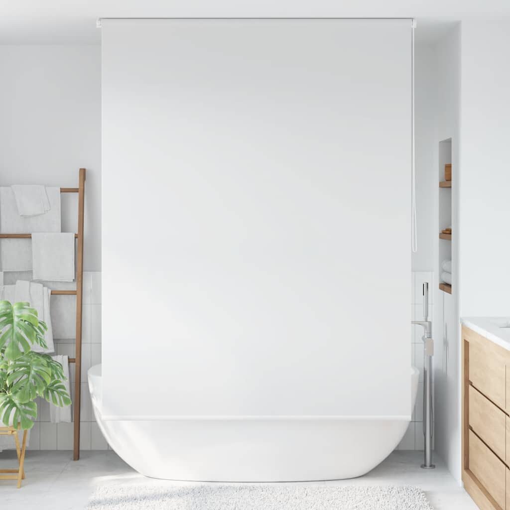 vidaXL Ролетна щора за баня 160x240 см бяла