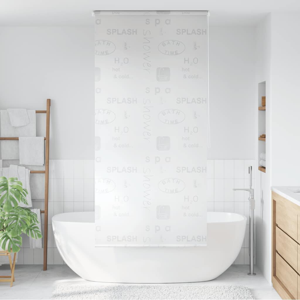 vidaXL Ролетна щора за баня 80x240 см Splash