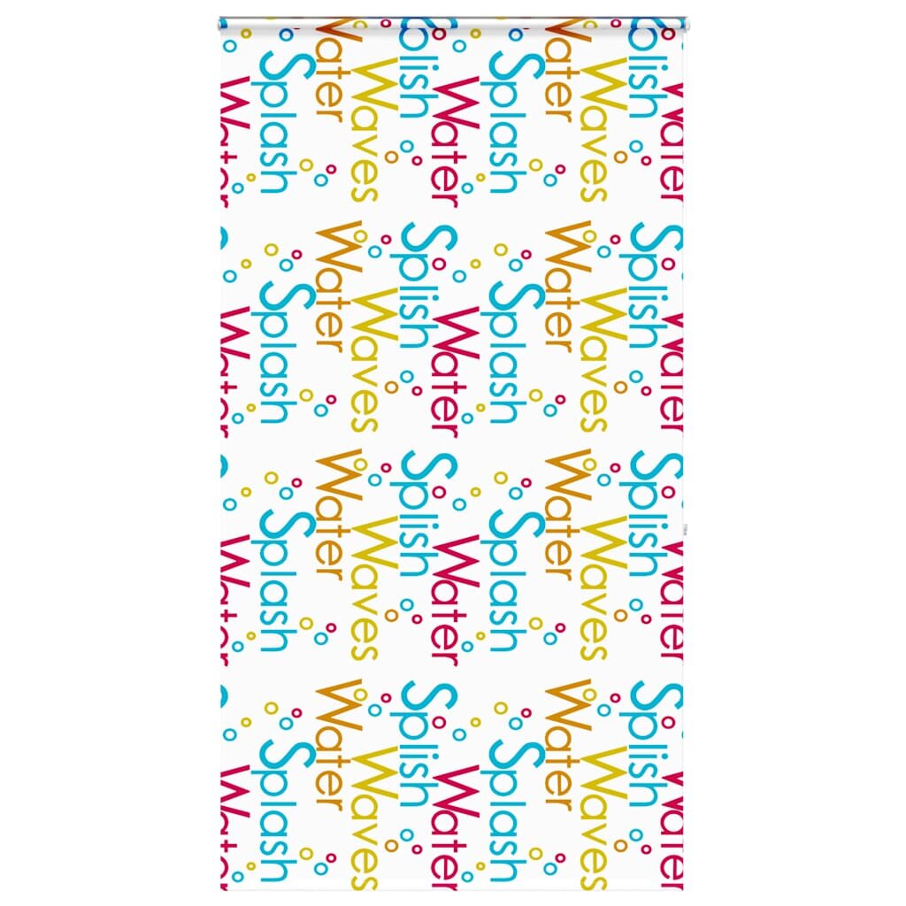 vidaXL Ролетна щора за душ с касета 130x240 см Ширина на плата 126 см