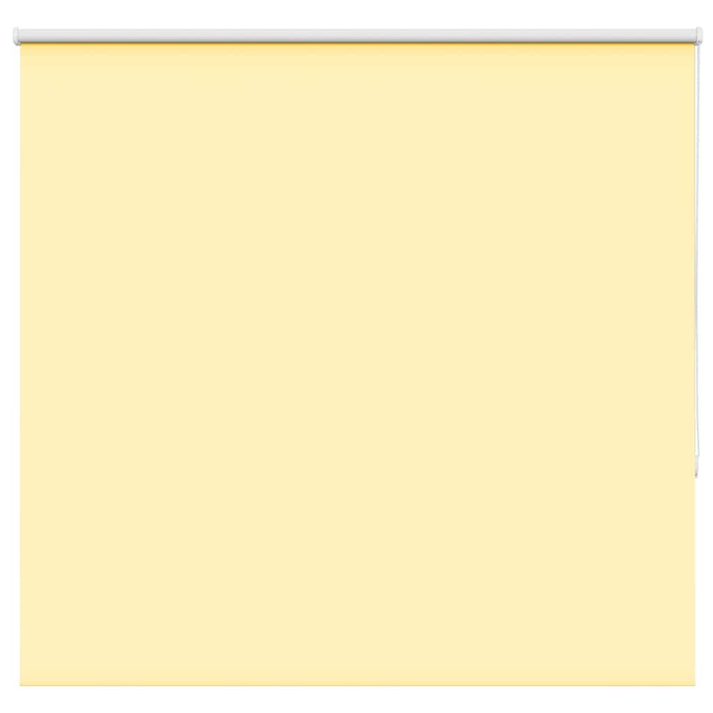 vidaXL Ролетна щора затъмняваща жълта 150x130 см ширина на плата 1466 см полиестер
