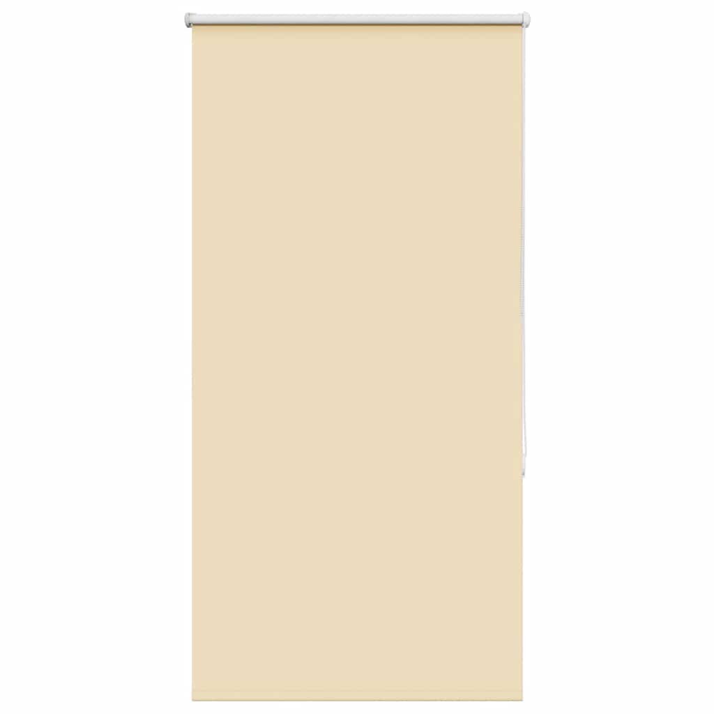 vidaXL Ролкова щора Blackout Бежова 65x130 cm Ширина на плата 607 cm