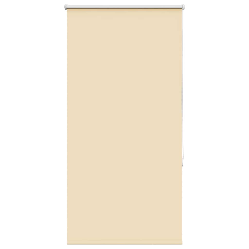 vidaXL Ролкова щора Blackout Бежова 75x130 cm Ширина на плата 707 cm