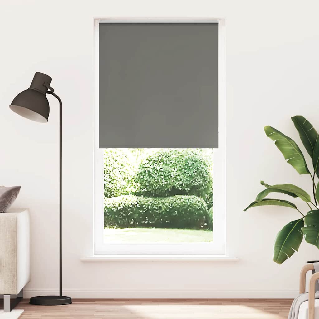 vidaXL Ролкова щора Blackout Сив 115x230 cm Ширина на плата 1107cm