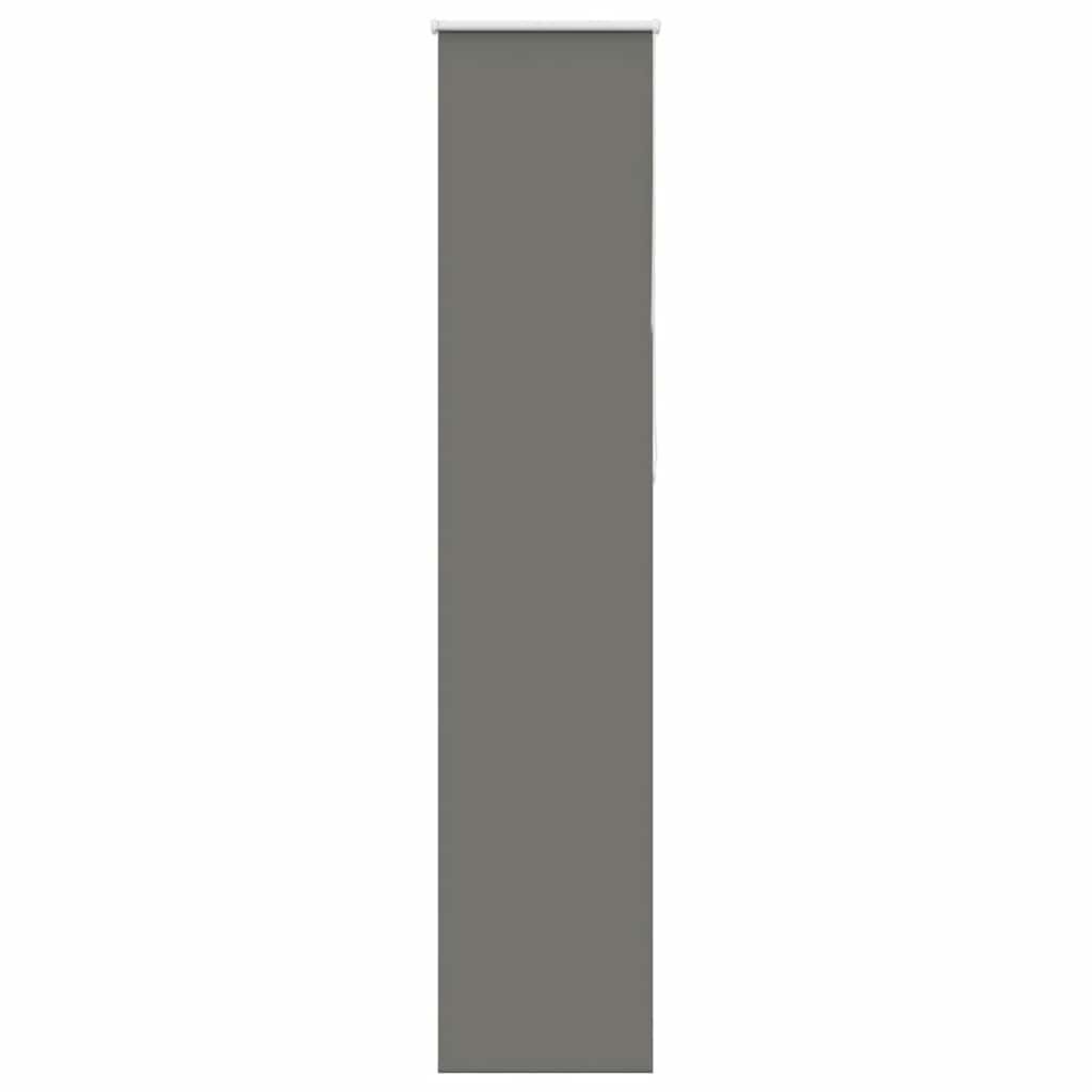 vidaXL Ролкова щора Blackout Сив 40x210 cm Ширина на плата 357 cm