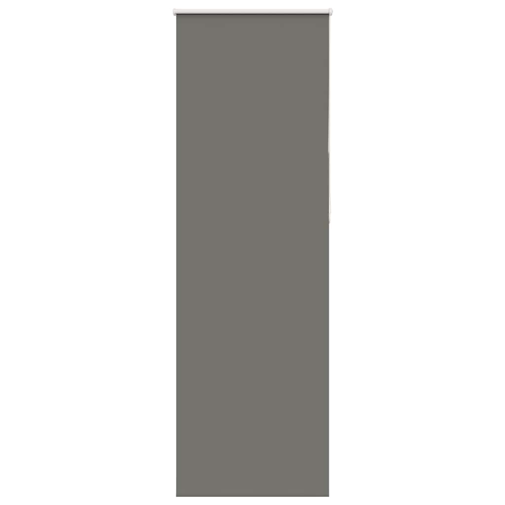 vidaXL Ролкова щора Blackout Сив 65x210 cm Ширина на плата 607 cm