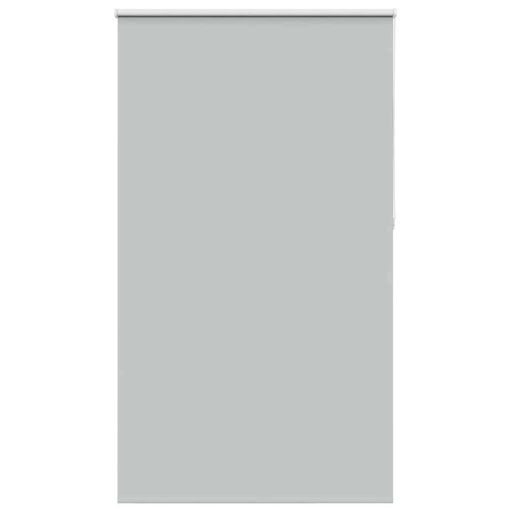 vidaXL Ролкова щора Blackout Светло сиво 125x210 cm Ширина на плата