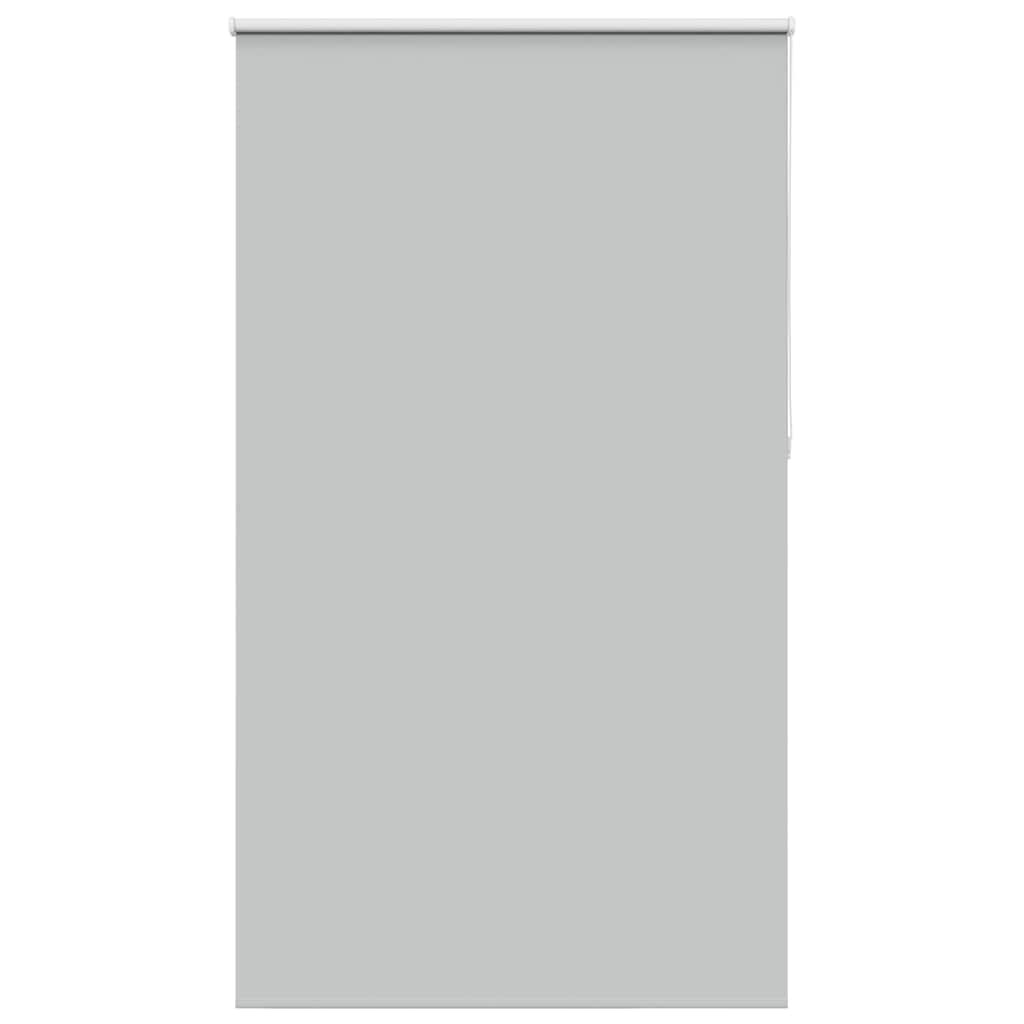 vidaXL Ролкова щора Blackout Светло сиво 135x210 cm Ширина на плата