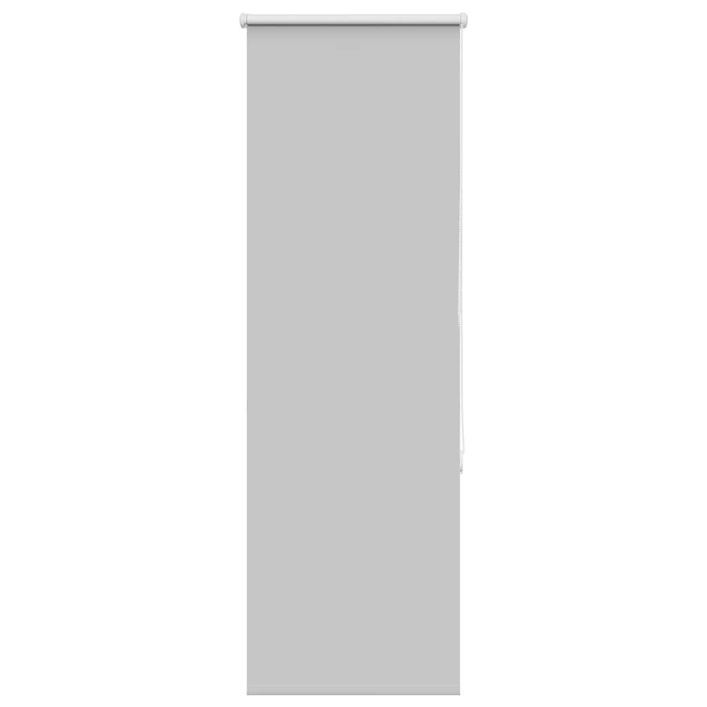 vidaXL Ролкова щора Blackout Светло сиво 40x150 cm Ширина на плата