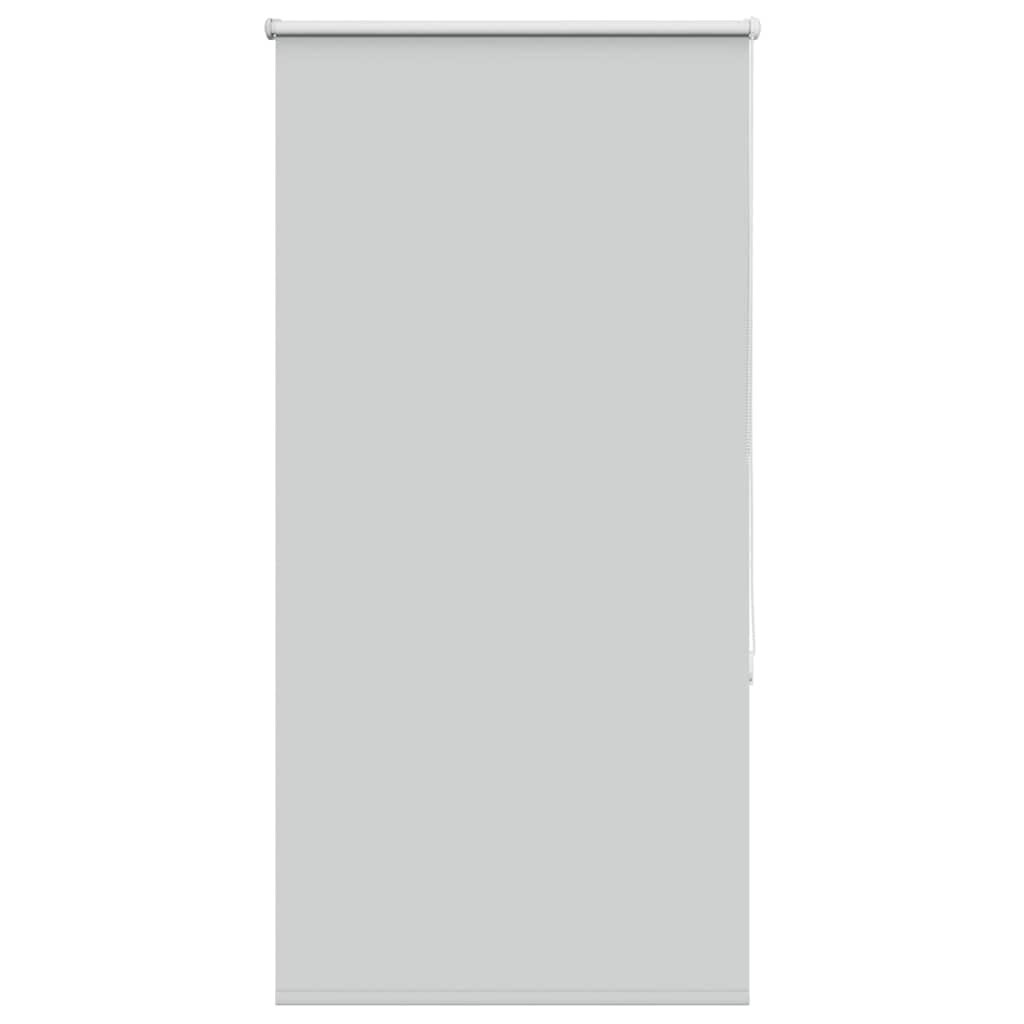 vidaXL Ролкова щора Blackout Светло сиво 75x150 cm Ширина на плата