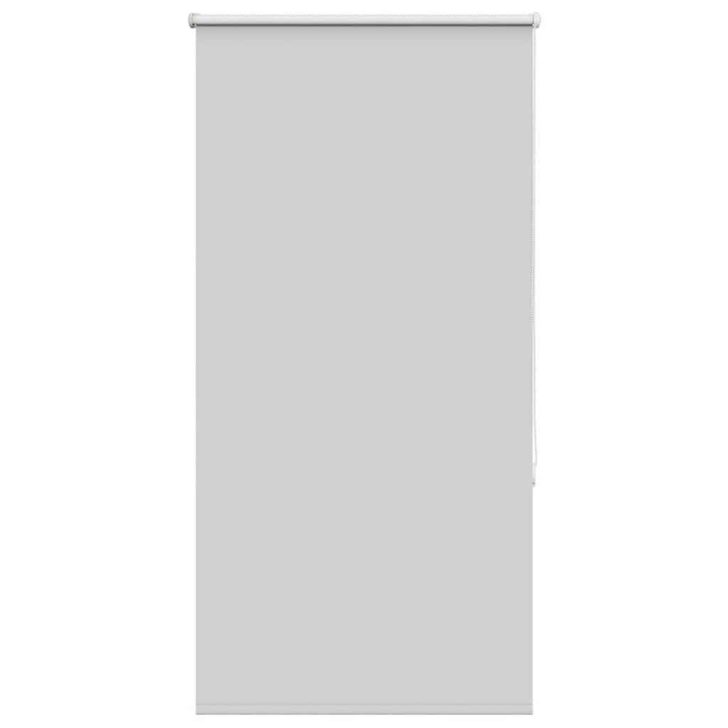 vidaXL Ролкова щора Blackout Светло сиво 90x130 cm Ширина на плата