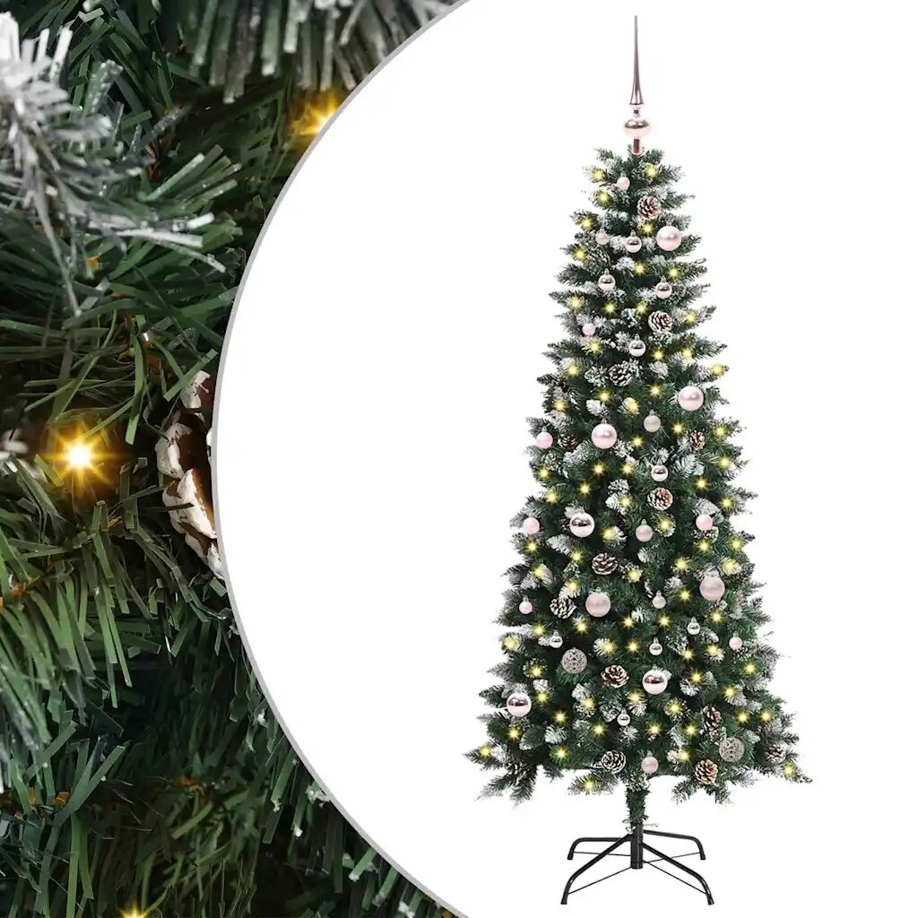 vidaXL С изкуствено коледно дърво Зелено 150 cm