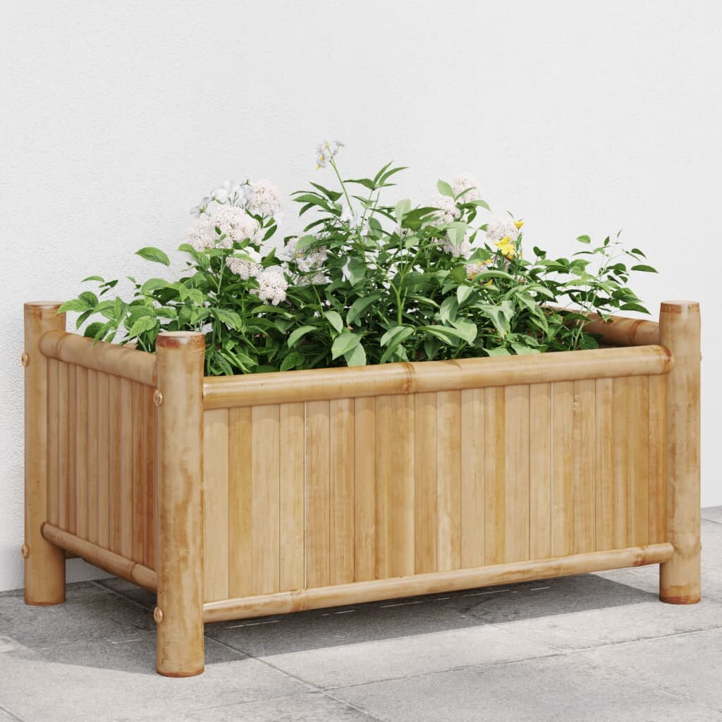 vidaXL Сандък 50x30x25 см бамбук