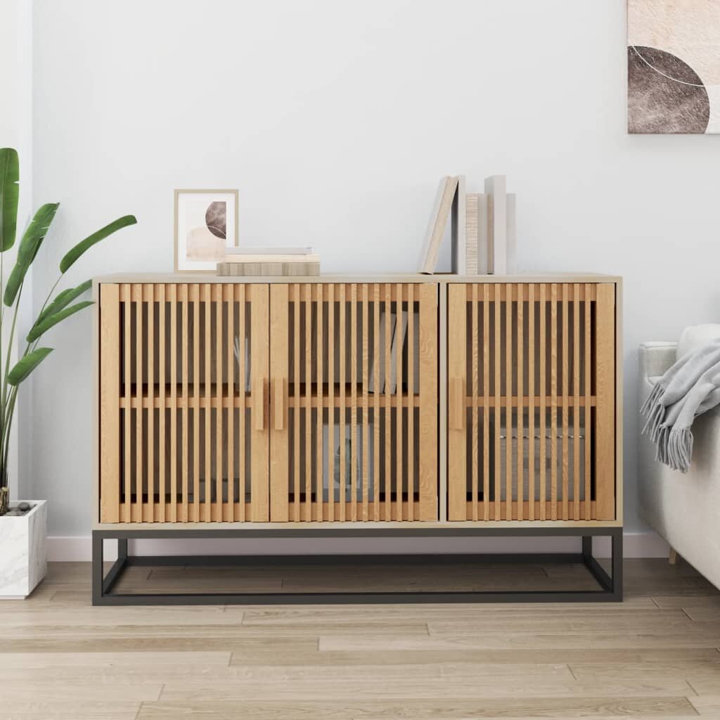 vidaXL Сайдборд 105x30x65 см инженерно дърво