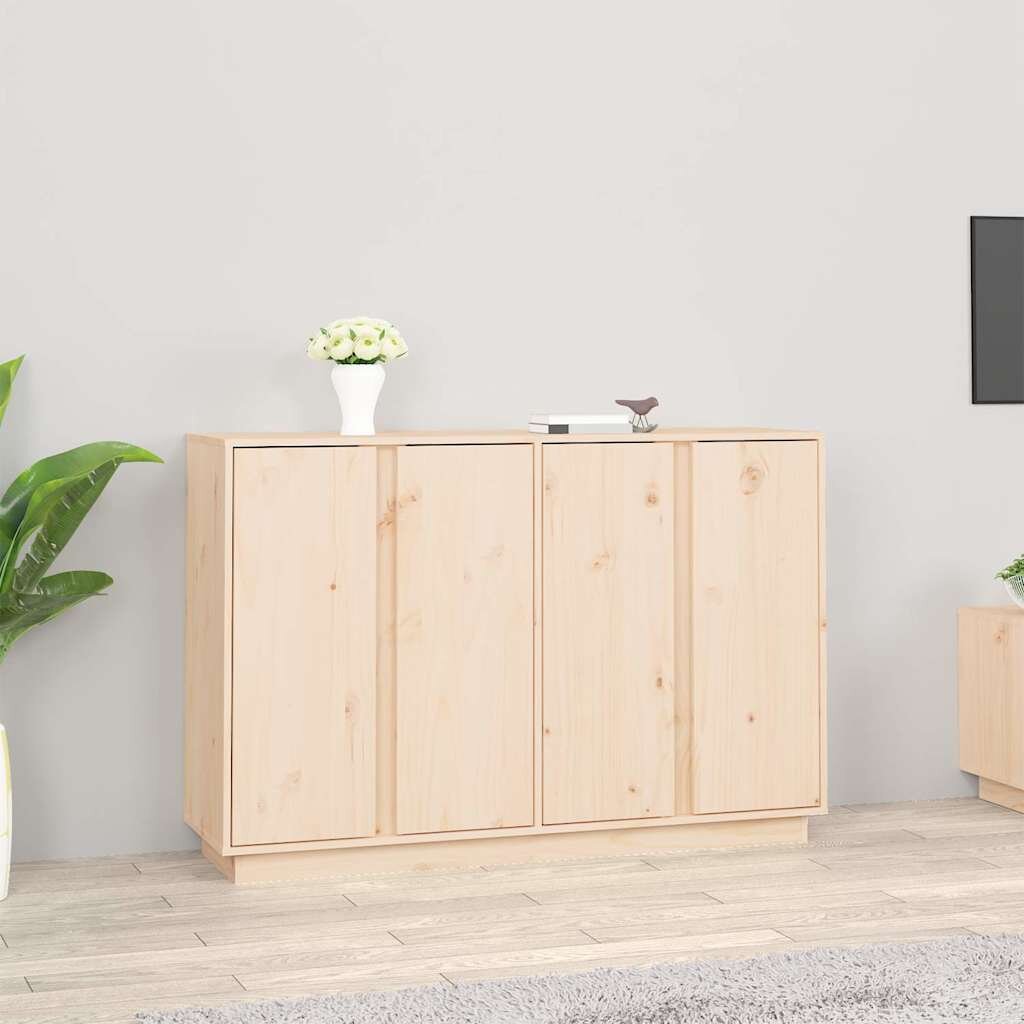 vidaXL Сайдборд 120x35x80 см бор масив