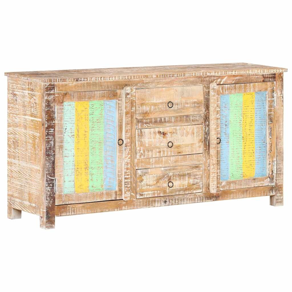 vidaXL Сайдборд 151x40x75 см грубо акациево дърво