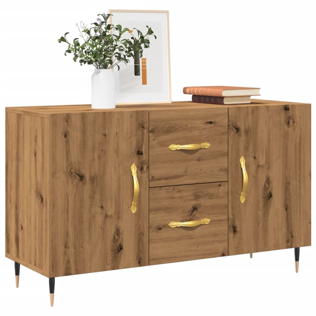 vidaXL Сайдборд дъб артизан 100x36x60 см инженерно дърво