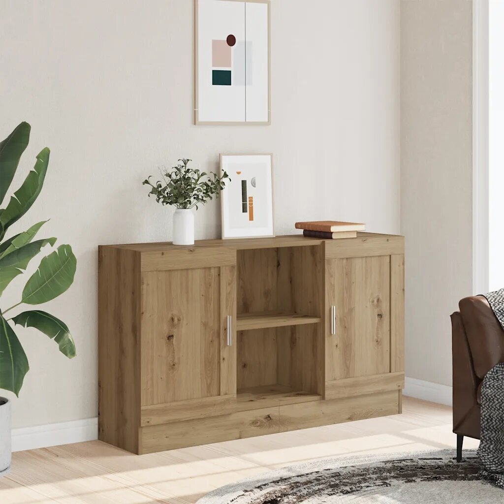 vidaXL Сайдборд дъб артизан 120x305x70 см инженерно дърво