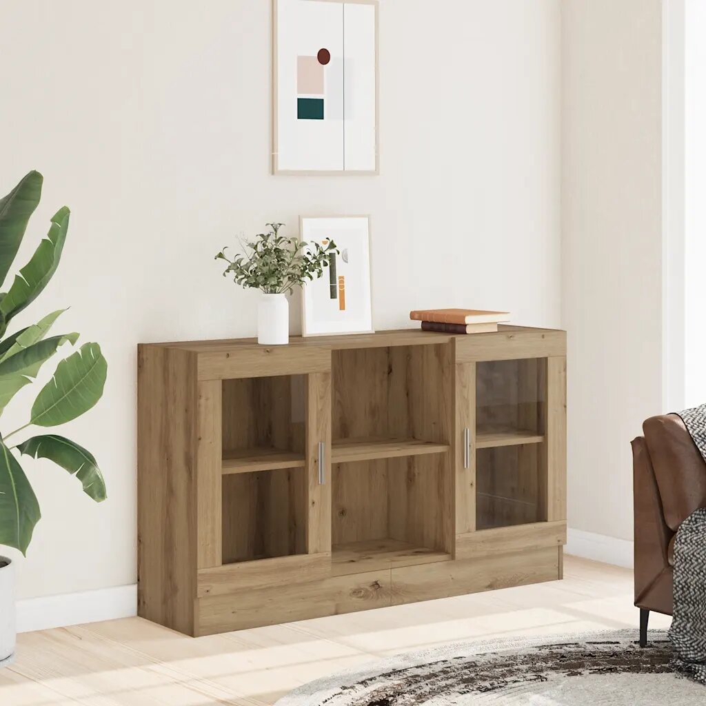 vidaXL Сайдборд дъб артизан 120x305x70 см инженерно дърво
