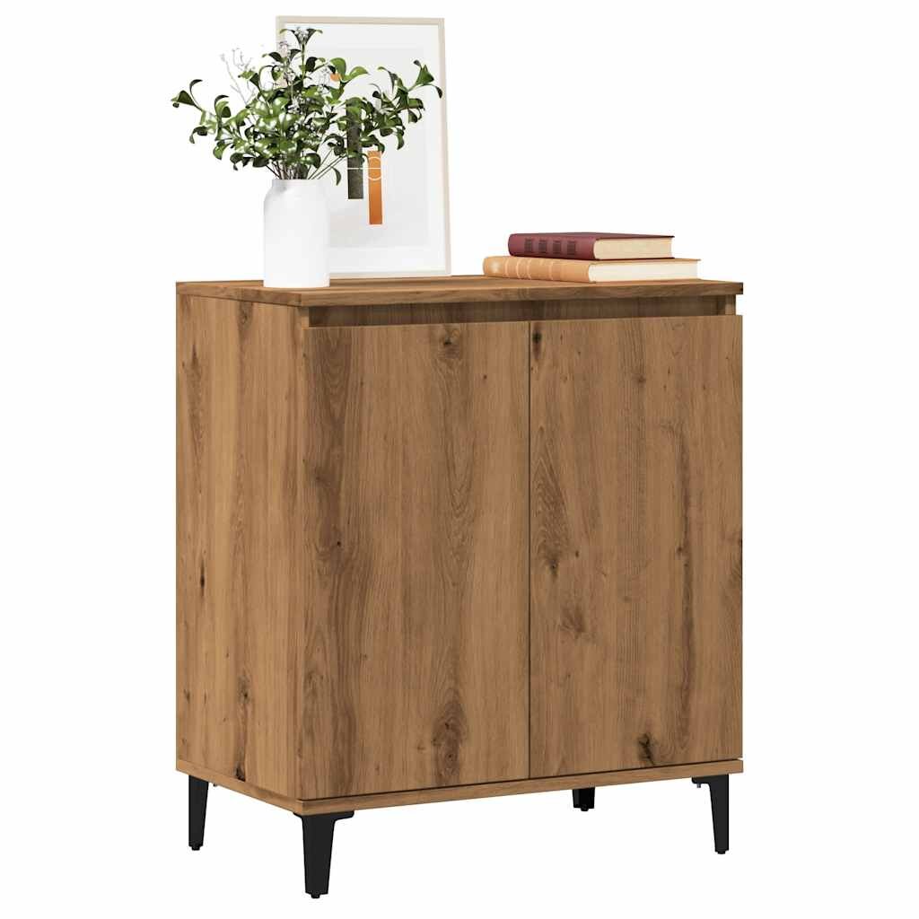 vidaXL Сайдборд дъб артизан 60x35x70 см инженерно дърво