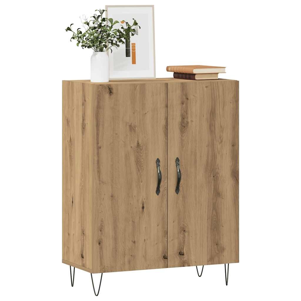 vidaXL Сайдборд дъб артизан 695x34x90 см инженерно дърво