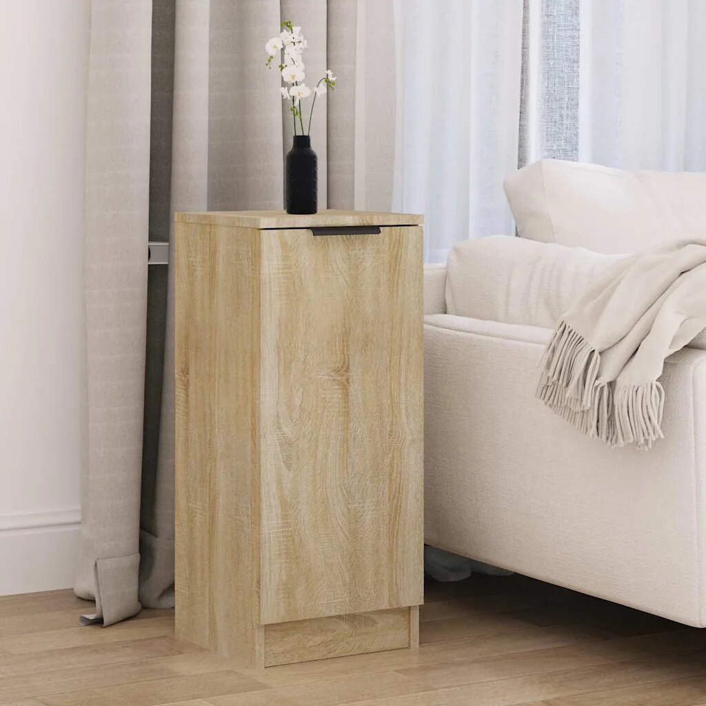 vidaXL Сайдборд дъб сонома 30x30x70 см инженерно дърво