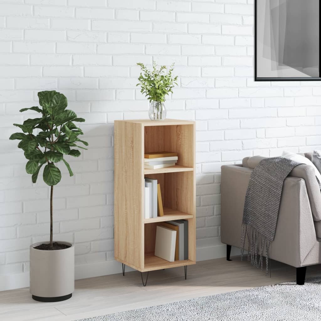 vidaXL Сайдборд Дъб сонома 345x325x90 см инженерно дърво