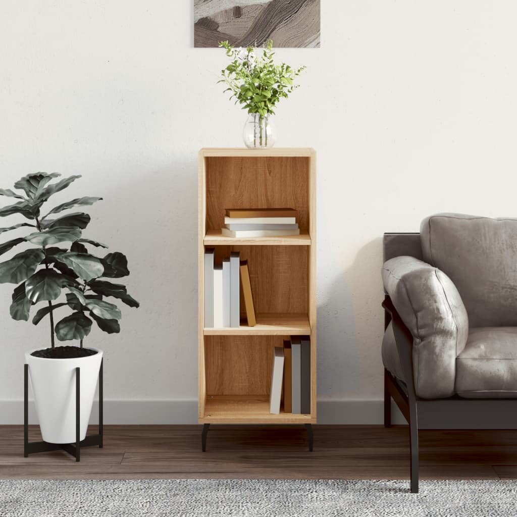 vidaXL Сайдборд Дъб сонома 345x325x90 см инженерно дърво