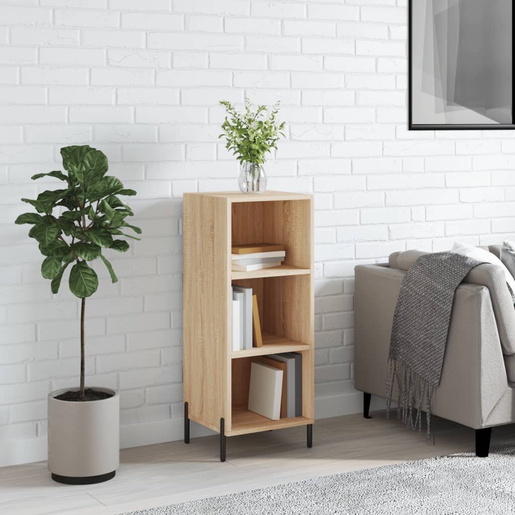 vidaXL Сайдборд Дъб сонома 345x325x90 см инженерно дърво