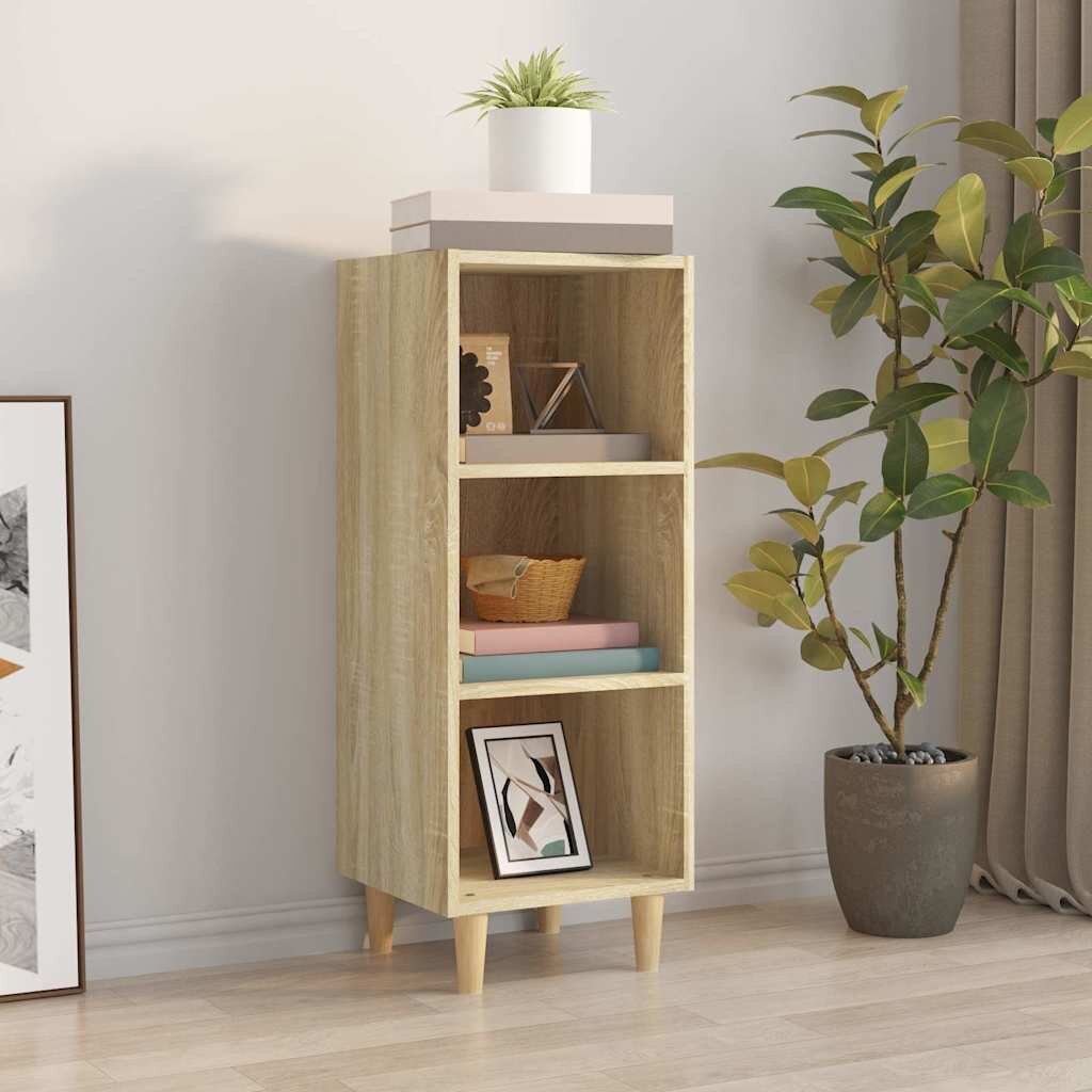 vidaXL Сайдборд Дъб сонома 345x325x90 см инженерно дърво