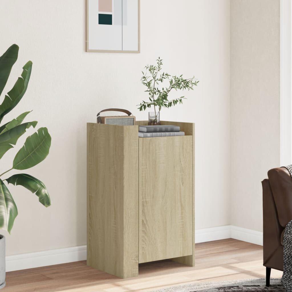 vidaXL Сайдборд дъб сонома 45x35x75 см инженерно дърво