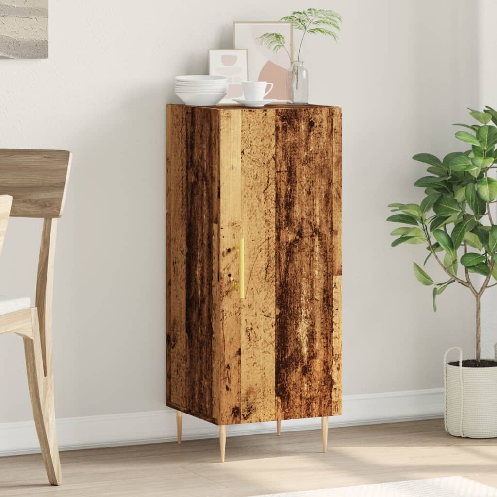 vidaXL Сайдборд старо дърво 345x34x90 см инженерно дърво