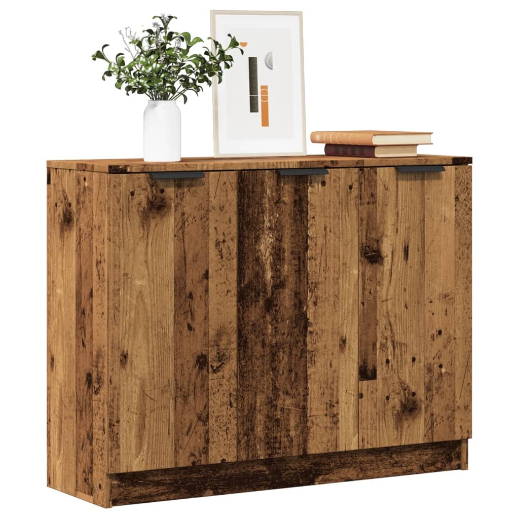vidaXL Сайдборд старо дърво 905x30x70 см инженерно дърво