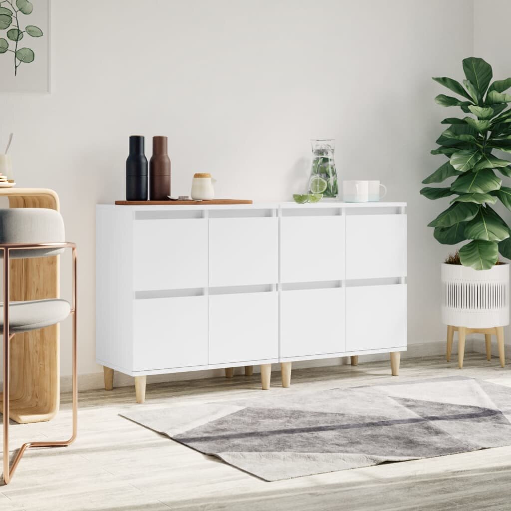 vidaXL Сайдборди 2 бр бели 60x35x70 см инженерно дърво