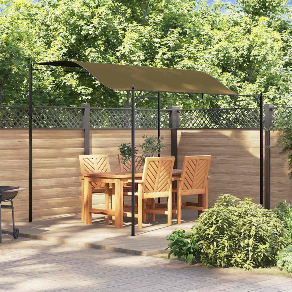 vidaXL Сенник 3x24 м таупе 180 г/м²