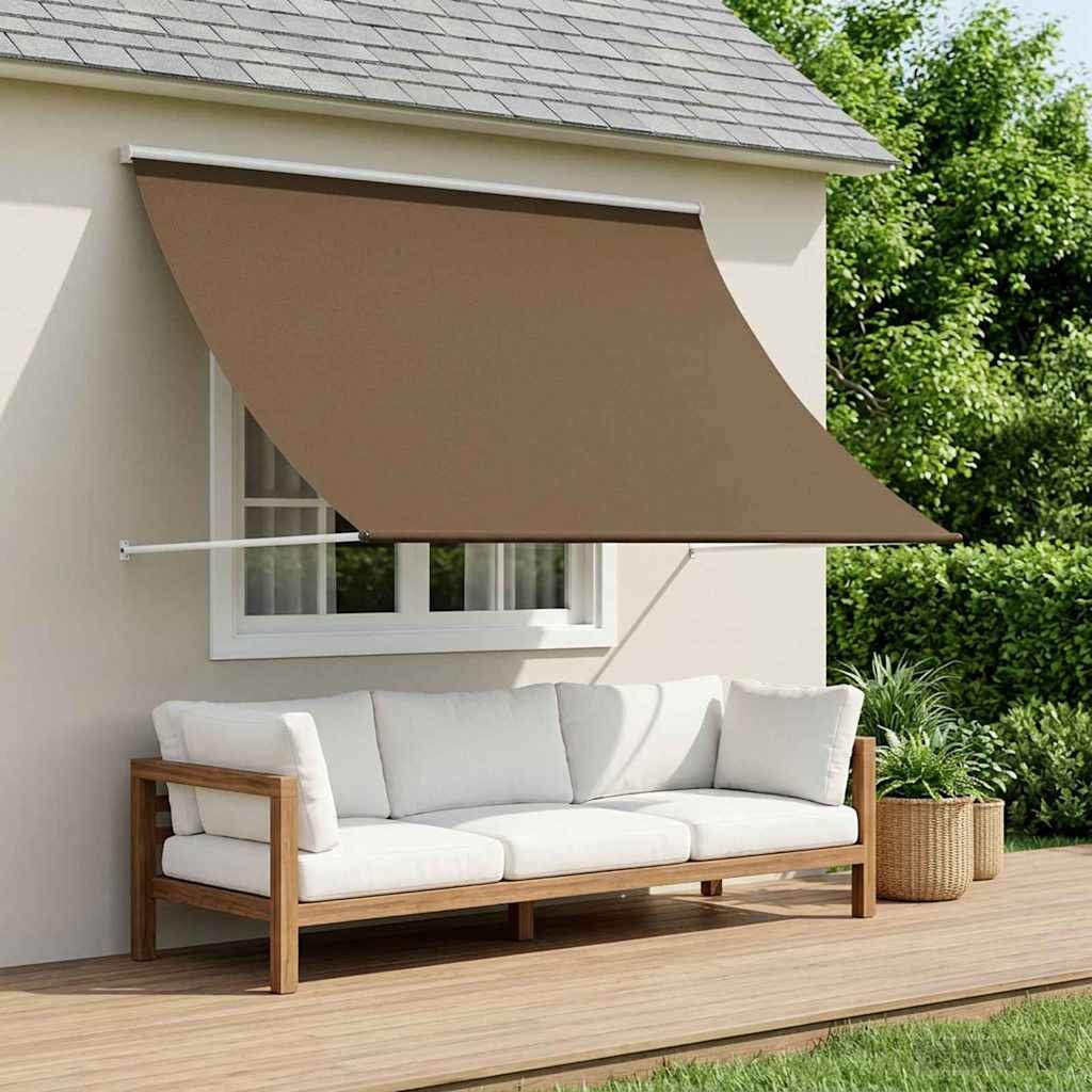 vidaXL Сенник Таупе 250 x 150 cm 180 г / м² полиестер с PU покритие