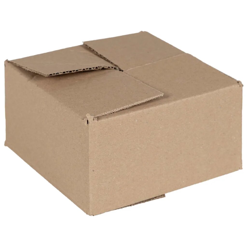 vidaXL Сгъваема кутия 50 бр. Естествен 15 x 15 x 8 см Картон