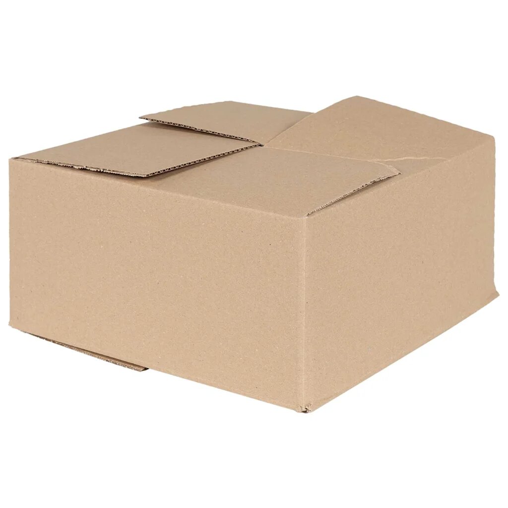 vidaXL Сгъваема кутия 50 бр. Естествен 30 x 30 x 15 cm Картон