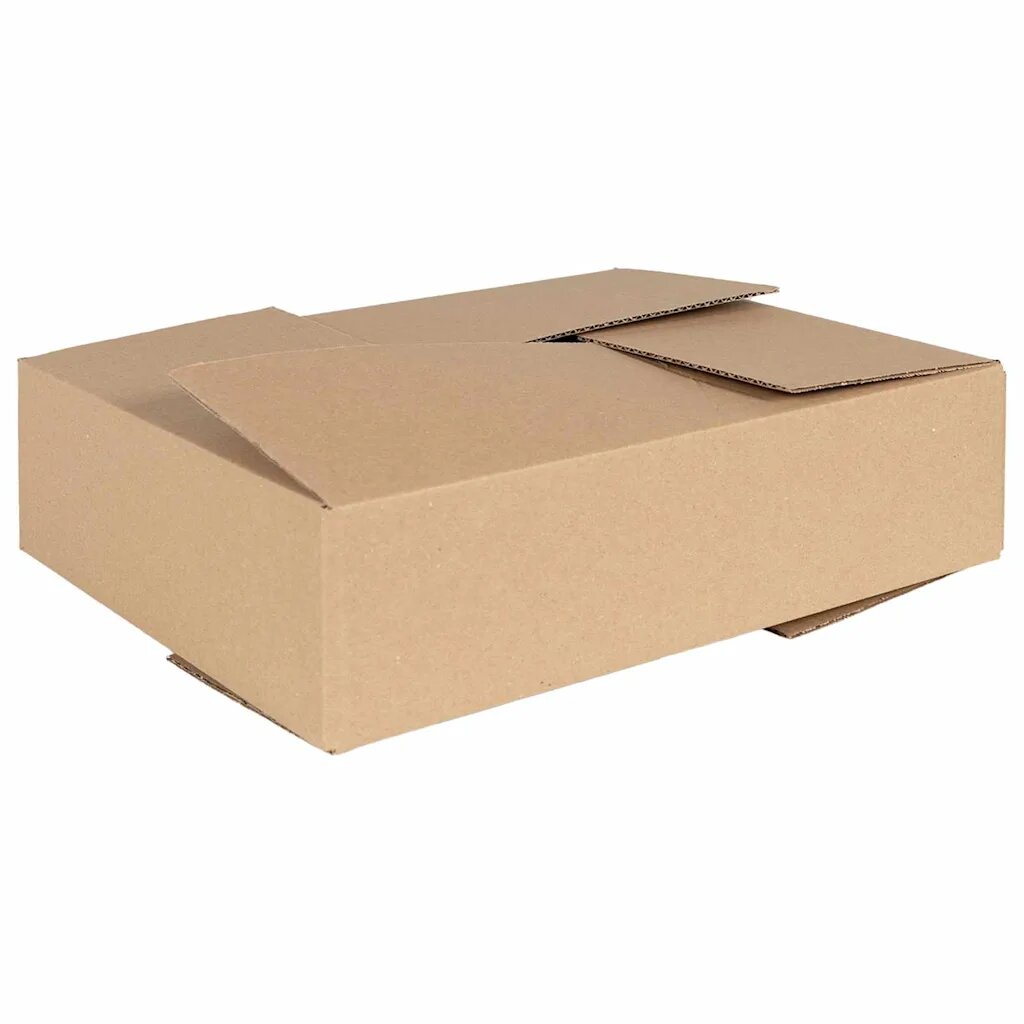 vidaXL Сгъваема кутия 50 бр. Естествен 40 x 30 x 10 см Картон