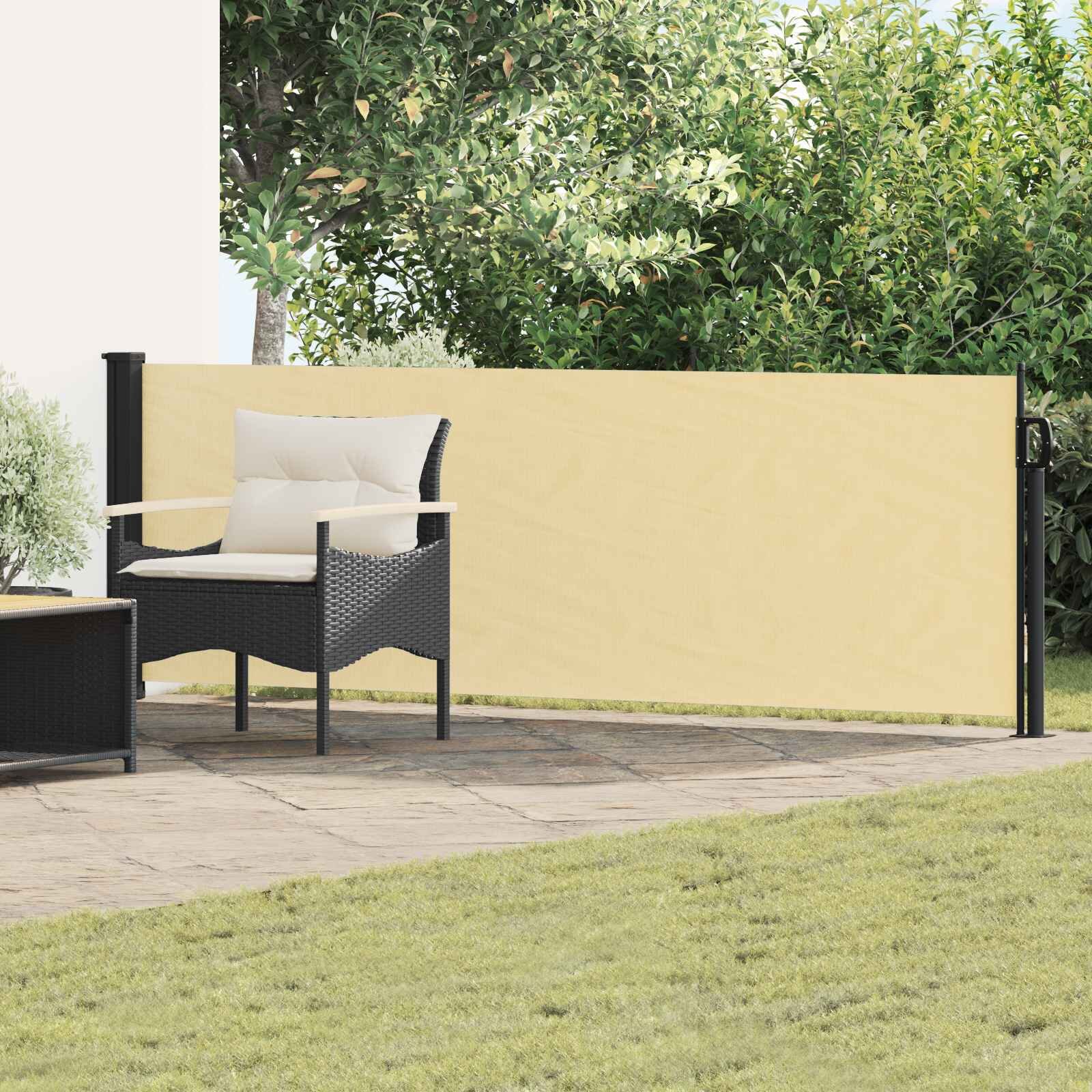 vidaXL Сгъваема странична перголка 300 x 100 cm Полиестер Правоъгълна