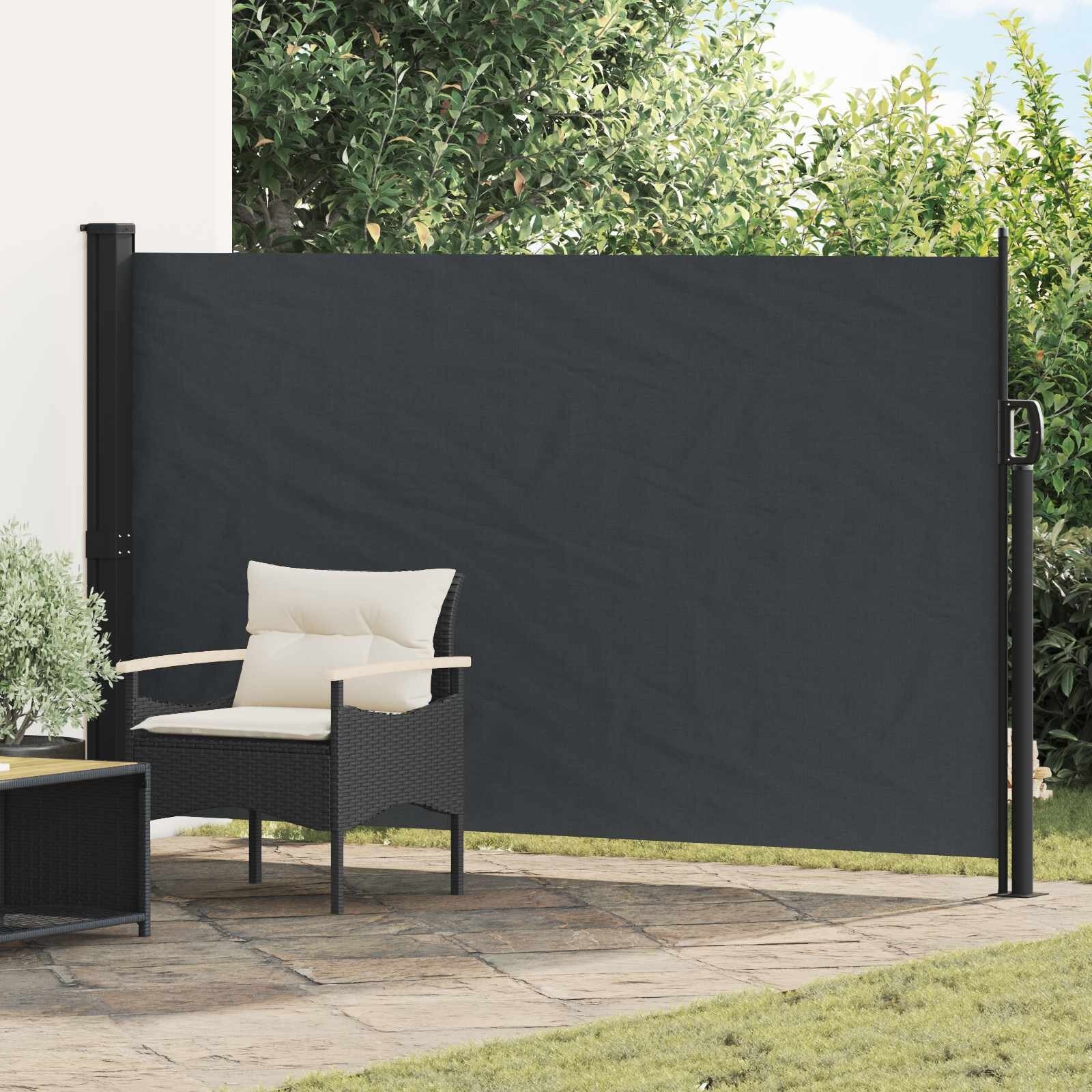 vidaXL Сгъваема странична перголка 300 x 170 cm Полиестер Правоъгълна