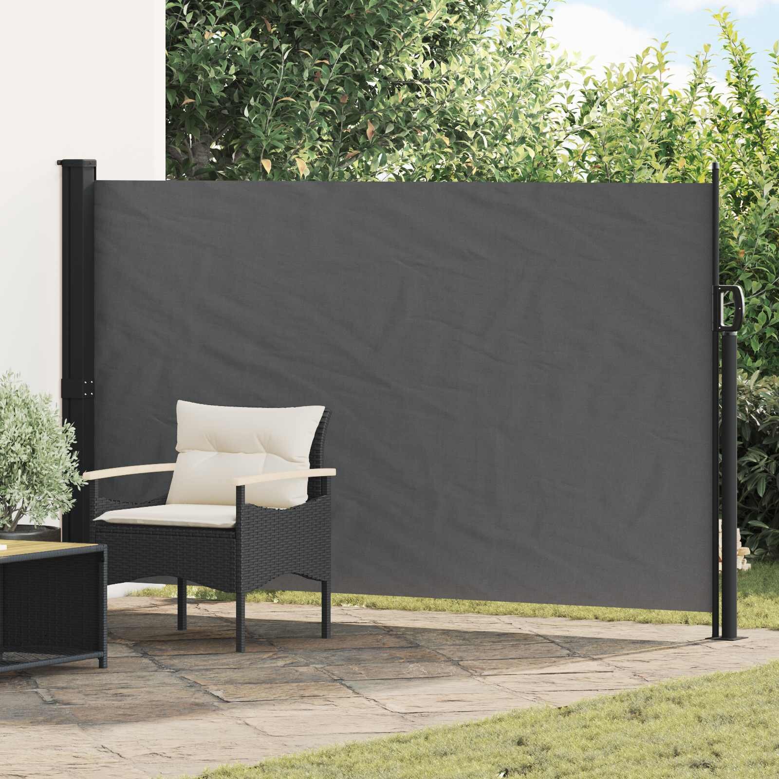 vidaXL Сгъваема странична перголка 300 x 170 cm Полиестер Правоъгълна