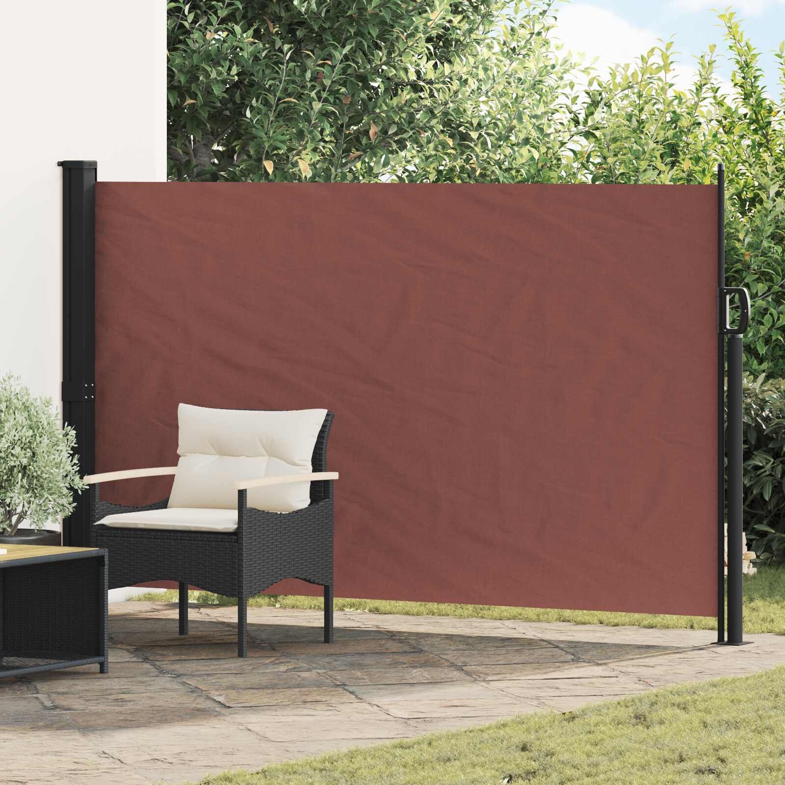 vidaXL Сгъваема странична перголка 300 x 170 cm Полиестер Правоъгълна